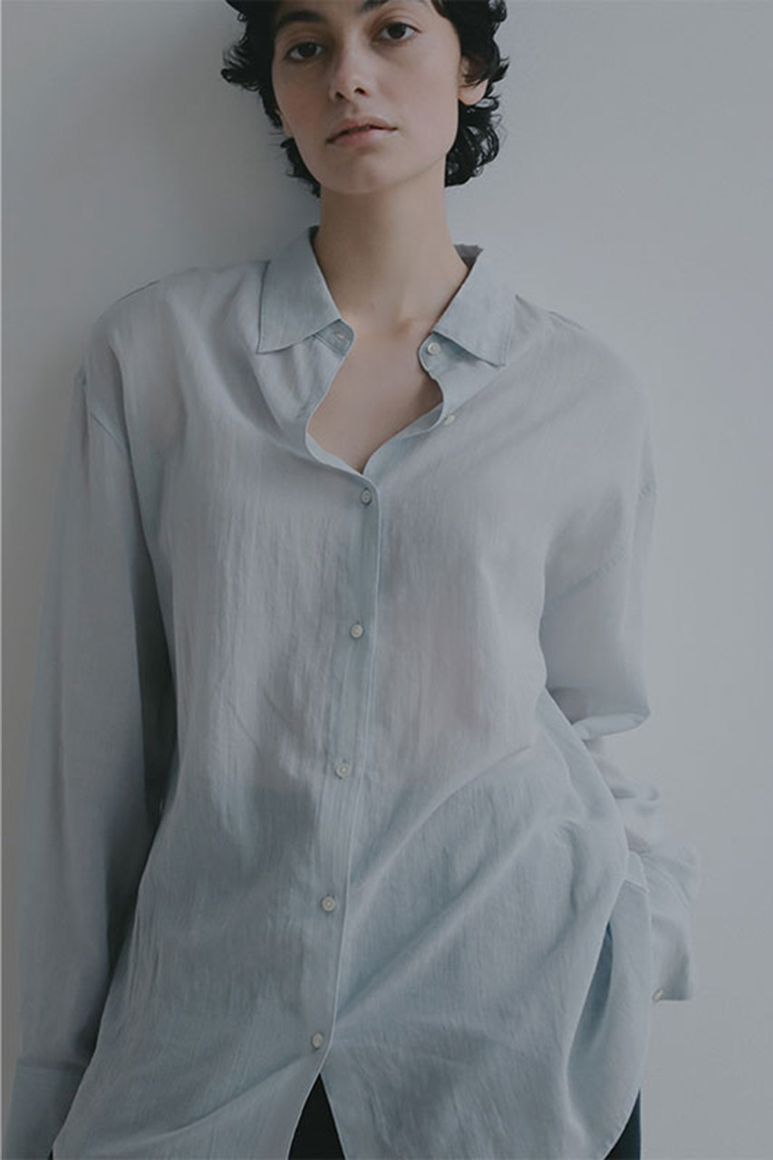 シアーコットンシャツ