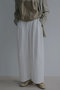 【予約販売】ソフトコットンタックカーブパンツ エトレトウキョウ/ETRE TOKYO ホワイト