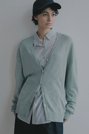 エトレトウキョウ/ETRE TOKYOの【予約販売】リリヤーンリネンVネックカーディガン