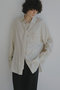 キュプラネクタイオーバーサイズシャツ エトレトウキョウ/ETRE TOKYO ライトベージュ
