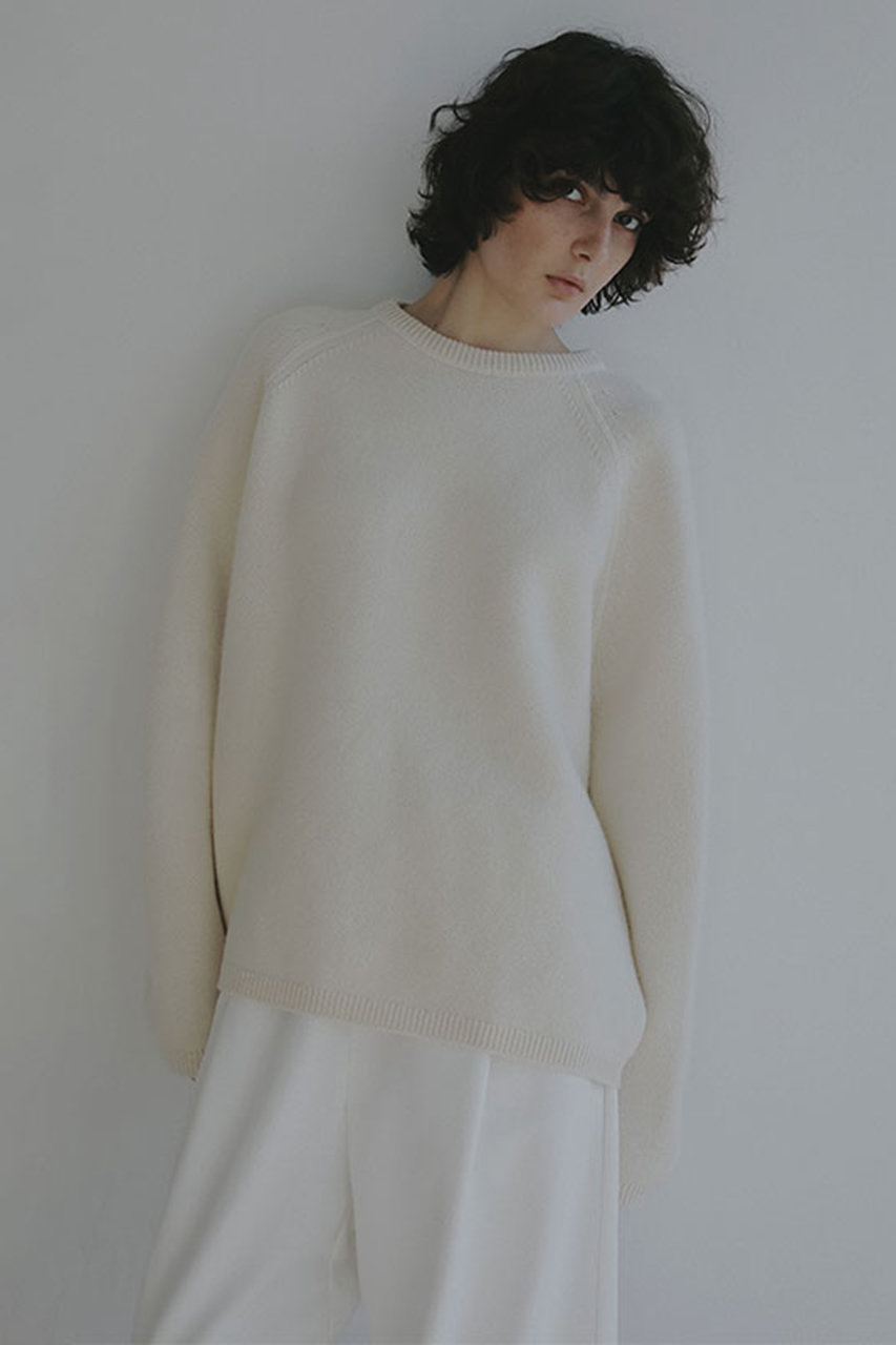 リバーシブルボックスニットプルオーバー