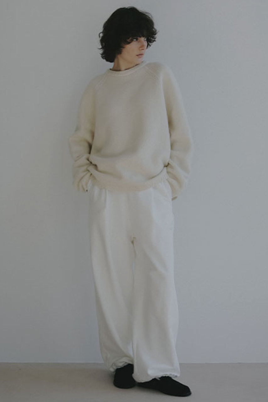 ETRE TOKYO(エトレトウキョウ)｜クリーンスウェットパンツ/ホワイト の