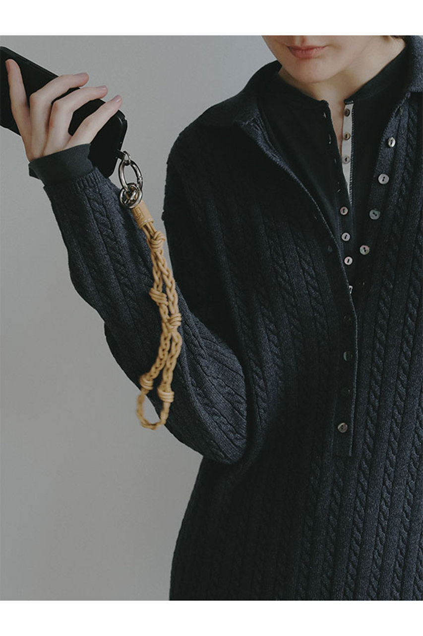 ETRE TOKYO(エトレトウキョウ)｜レザーコードショートマルチストラップ