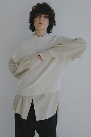 エトレトウキョウ/ETRE TOKYOのウールカシミヤスリーブレスニットプルオーバー(110300/110301)