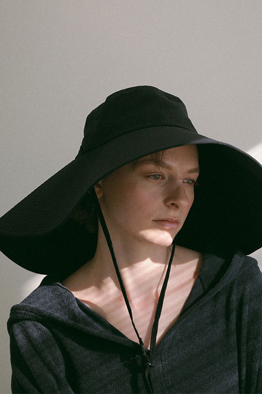 ワイドブリムシェードハット