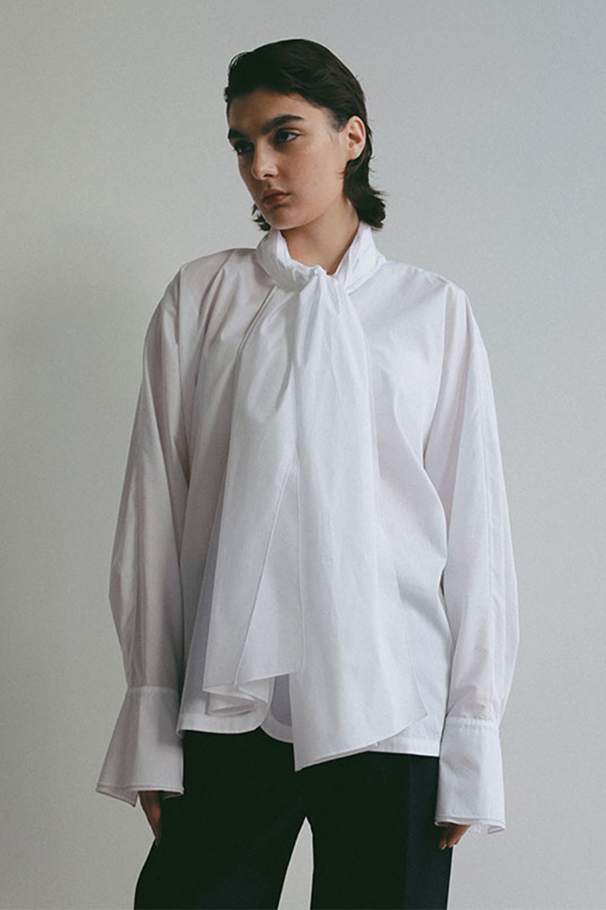 【SANTE】ボウタイリボンシャツ