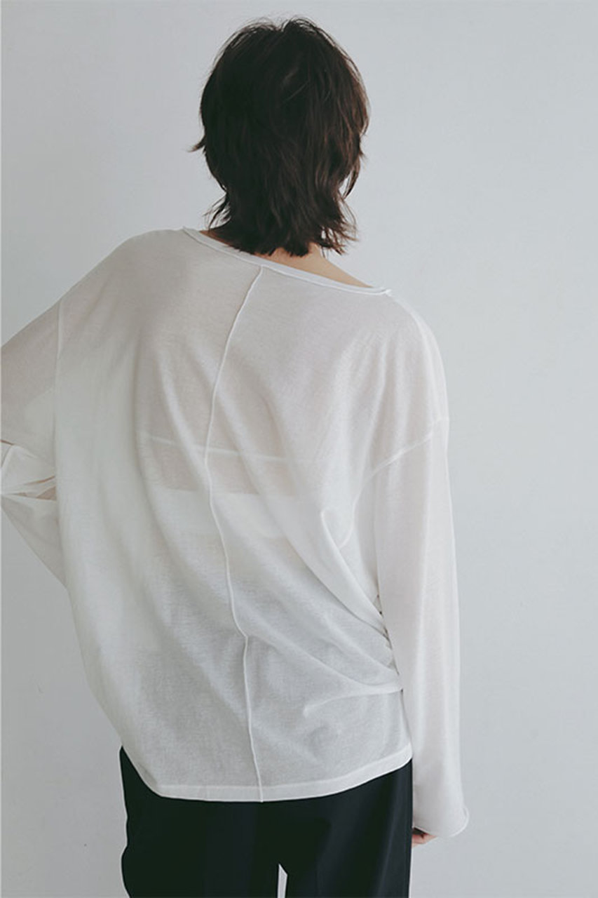 ETRE TOKYO(エトレトウキョウ)｜センターピンタックシアーロンTee