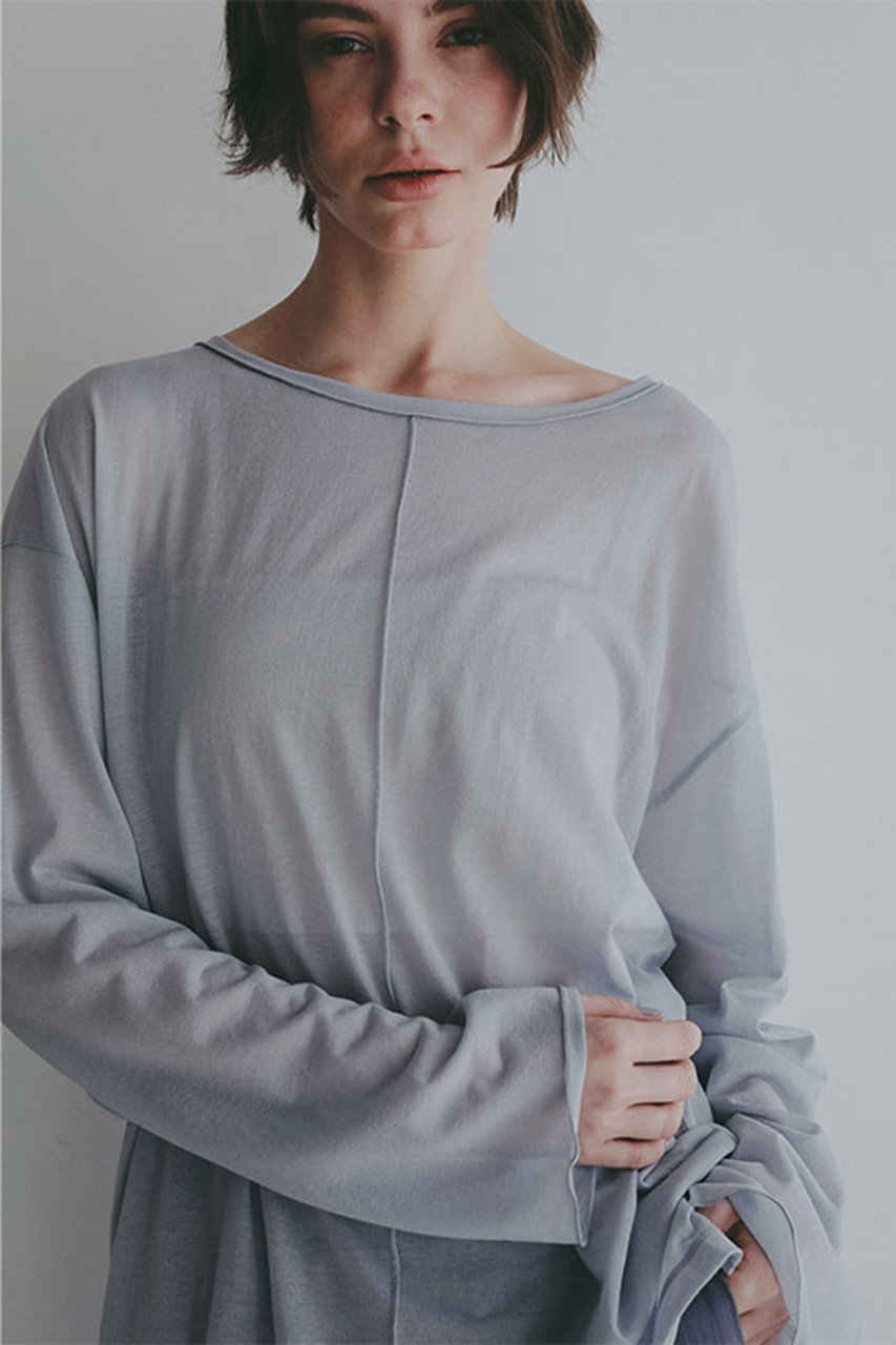 センターピンタックシアーロンTee