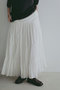 【予約販売】エアリーコットンガーメントダイボリュームスカート エトレトウキョウ/ETRE TOKYO ホワイト