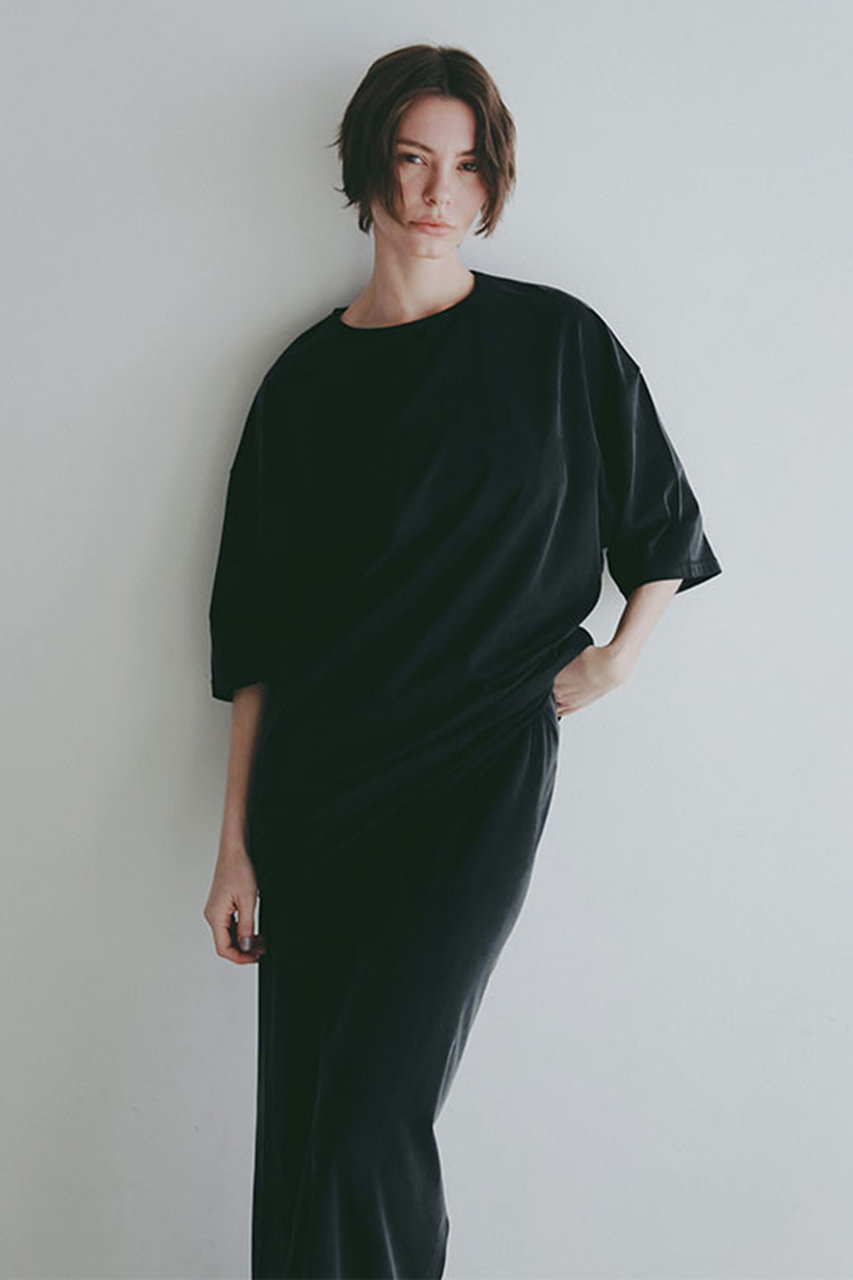 エトレトウキョウ/ETRE TOKYOの【予約販売】キュプラジャージオーバーサイズTee(ブラック/1226412002-0)