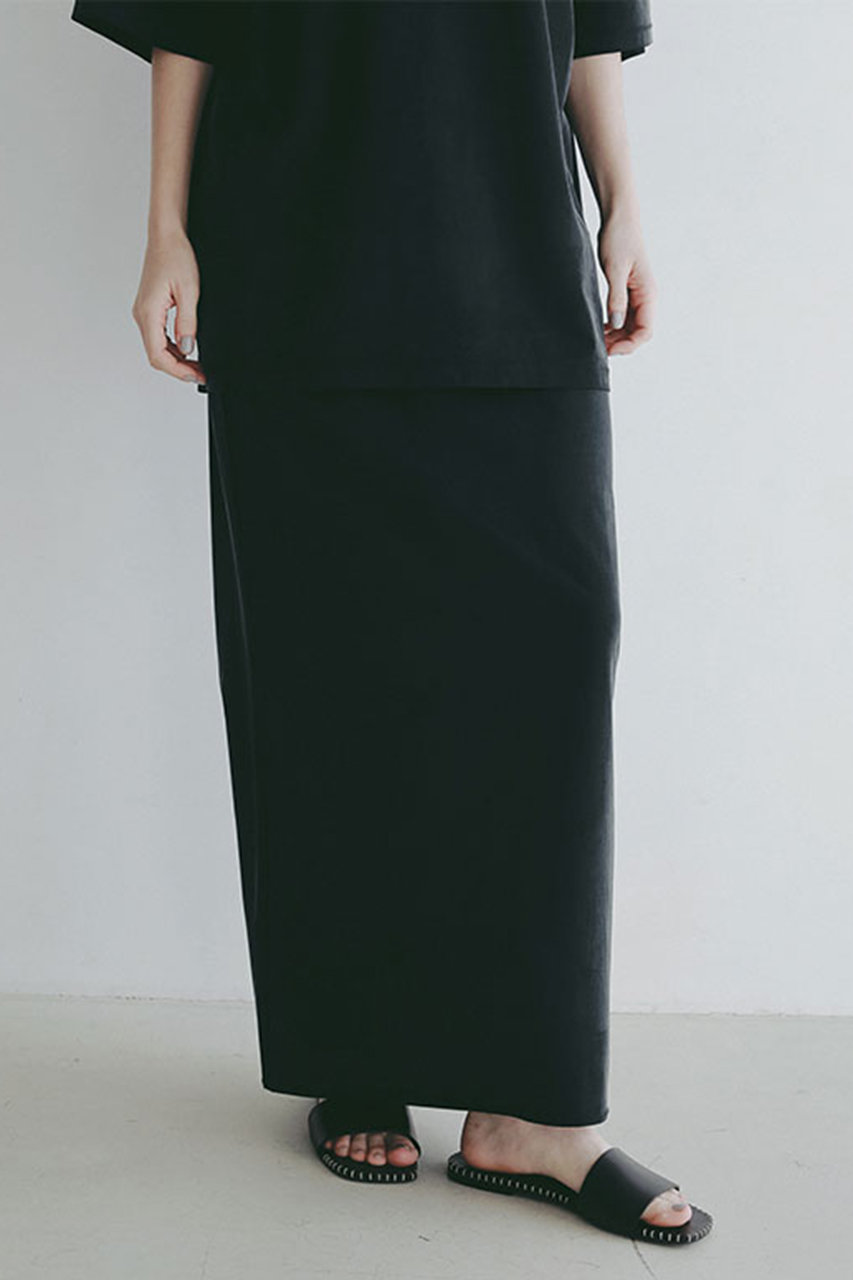 エトレトウキョウ/ETRE TOKYOの【予約販売】キュプラジャージロングスカート(ブラック/1226421012-0)