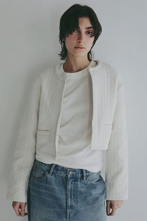 エトレトウキョウ/ETRE TOKYOのキルトショートカーディガン(110800/110801)