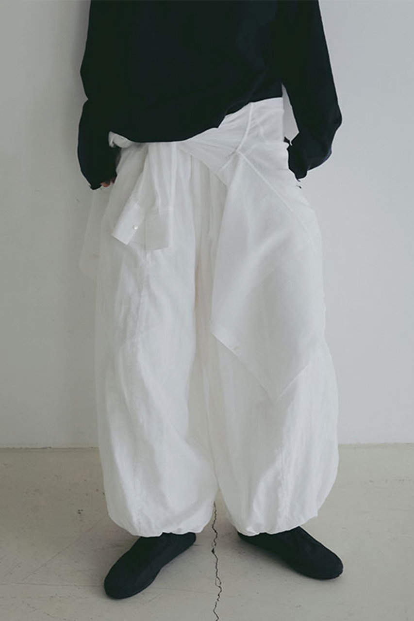 ダブルガーゼバレルパンツ