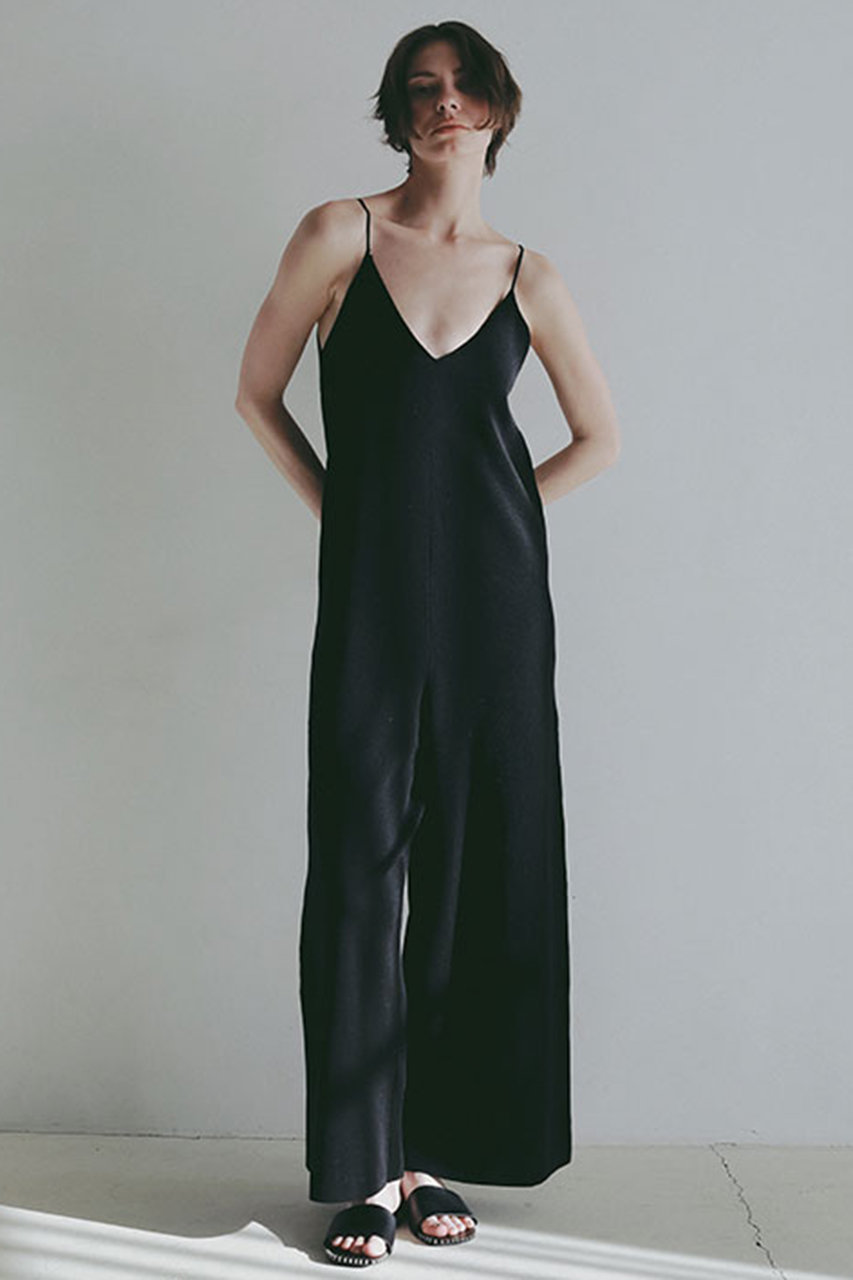 キャミソールニットオールインワン