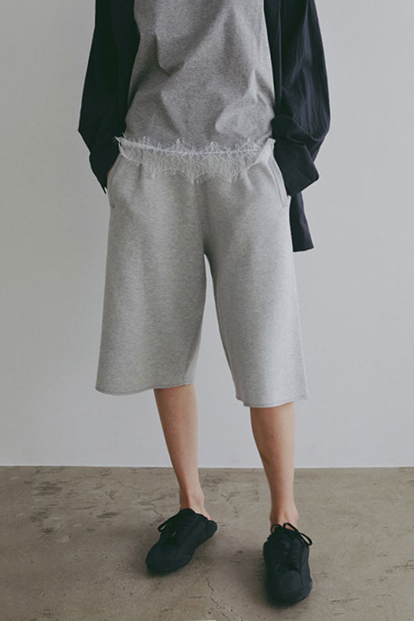 ダブルフェイスニットハーフパンツ
