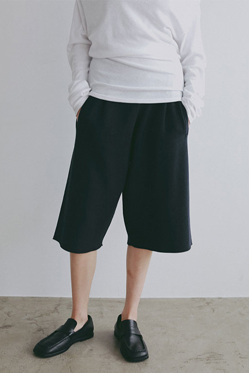 ダブルフェイスニットハーフパンツ