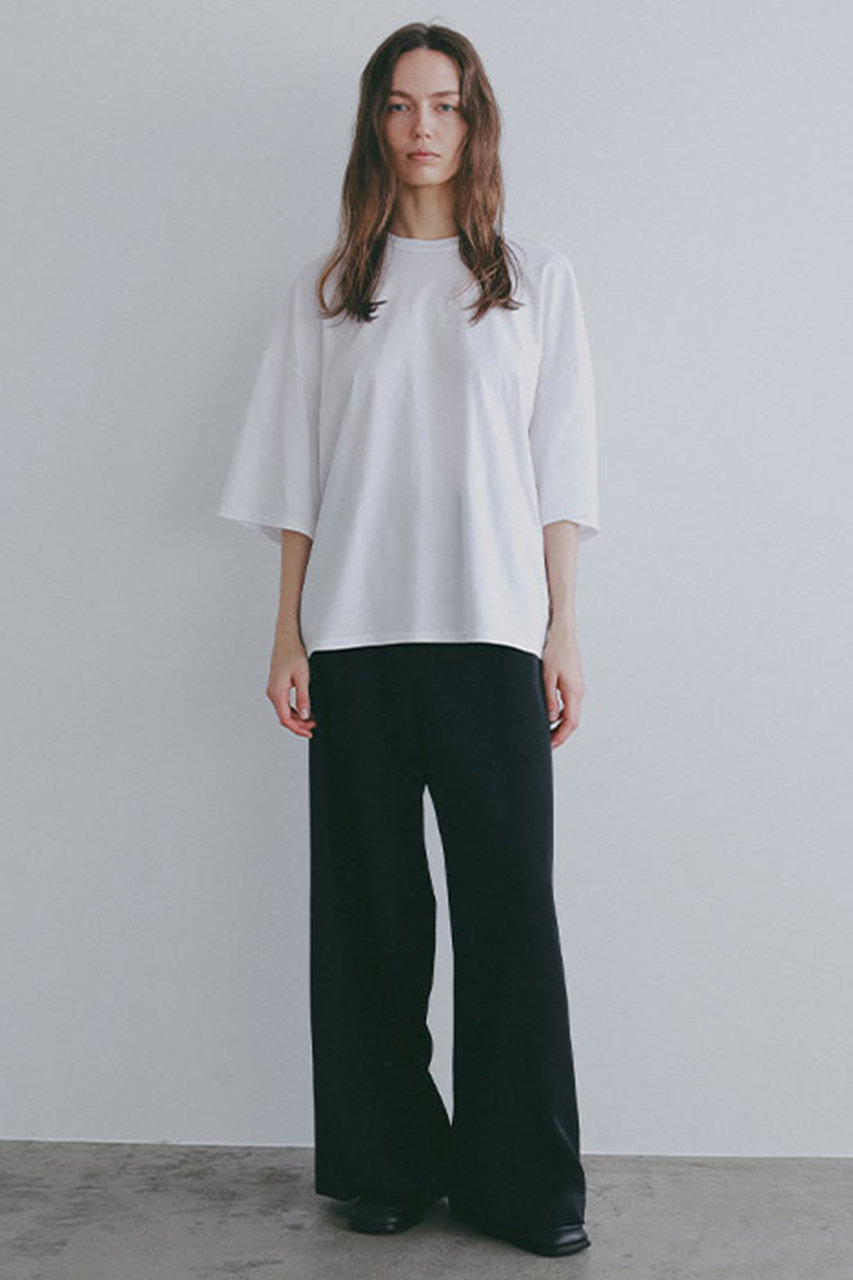 ETRE TOKYO エトレトウキョウ　トップス　ホワイト ETRE TOKYO - ワイドストラップシェイプトップス - WHITE | ADDICT WEB