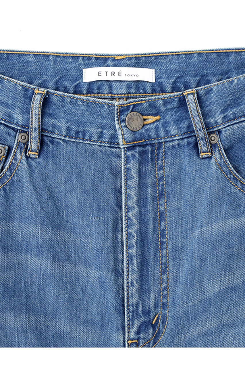 ETRE TOKYO(エトレトウキョウ)｜コットンリネンカーブデニムパンツ