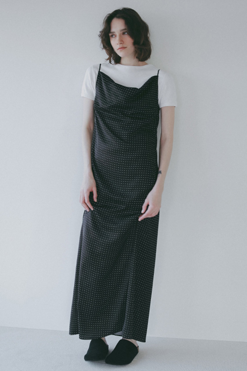 エトレトウキョウ/ETRE TOKYOの【4/16 19:00販売開始】【予約販売】オリジナルドットキャミワンピース(ブラック/1226430026-0)