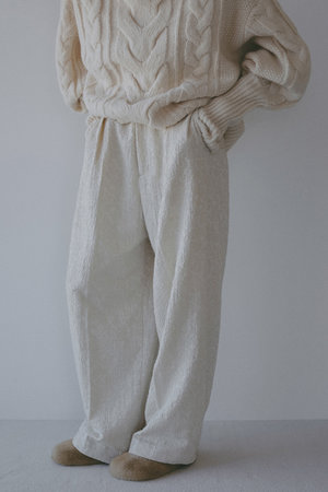 エトレトウキョウ/ETRE TOKYOの【4/16 19:00販売開始】【予約販売】コットンジャガードカーブパンツ(110600/110601)