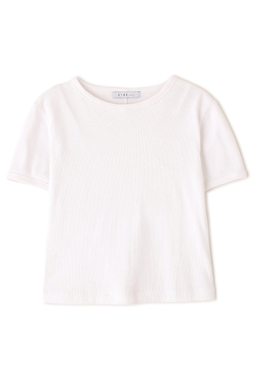 ETRE TOKYO(エトレトウキョウ)｜フライスコンパクトTee/ホワイト の