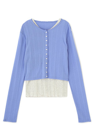 エトレトウキョウ/ETRE TOKYOの2パックアイレットカーディガン(110100/110104)