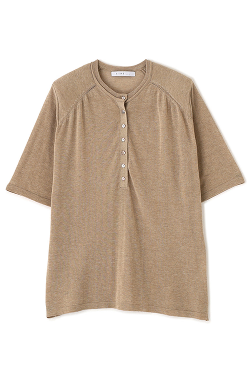 エトレトウキョウ/ETRE TOKYOのショルダーパットニットTee(ベージュ/1226411025-0)