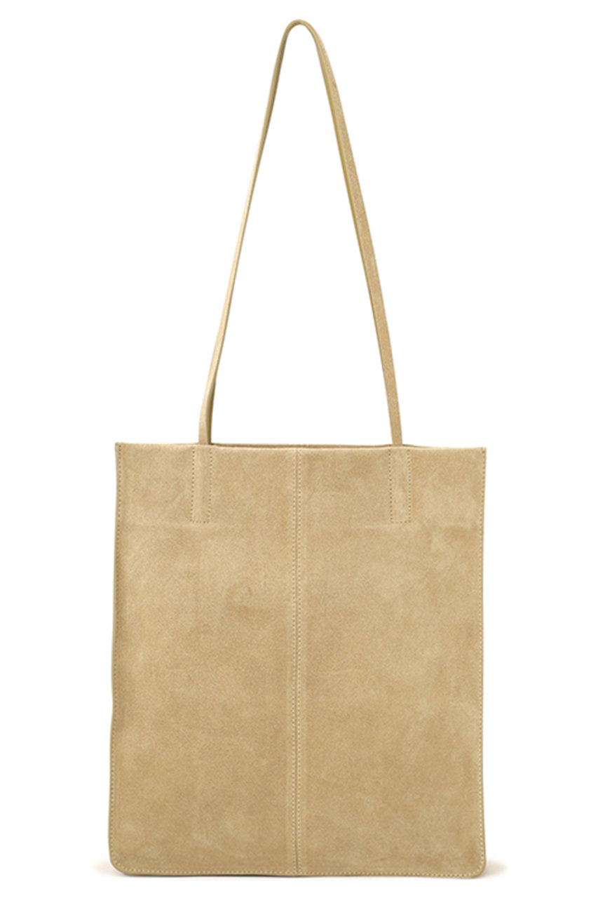 スウェードミドルトートバッグ