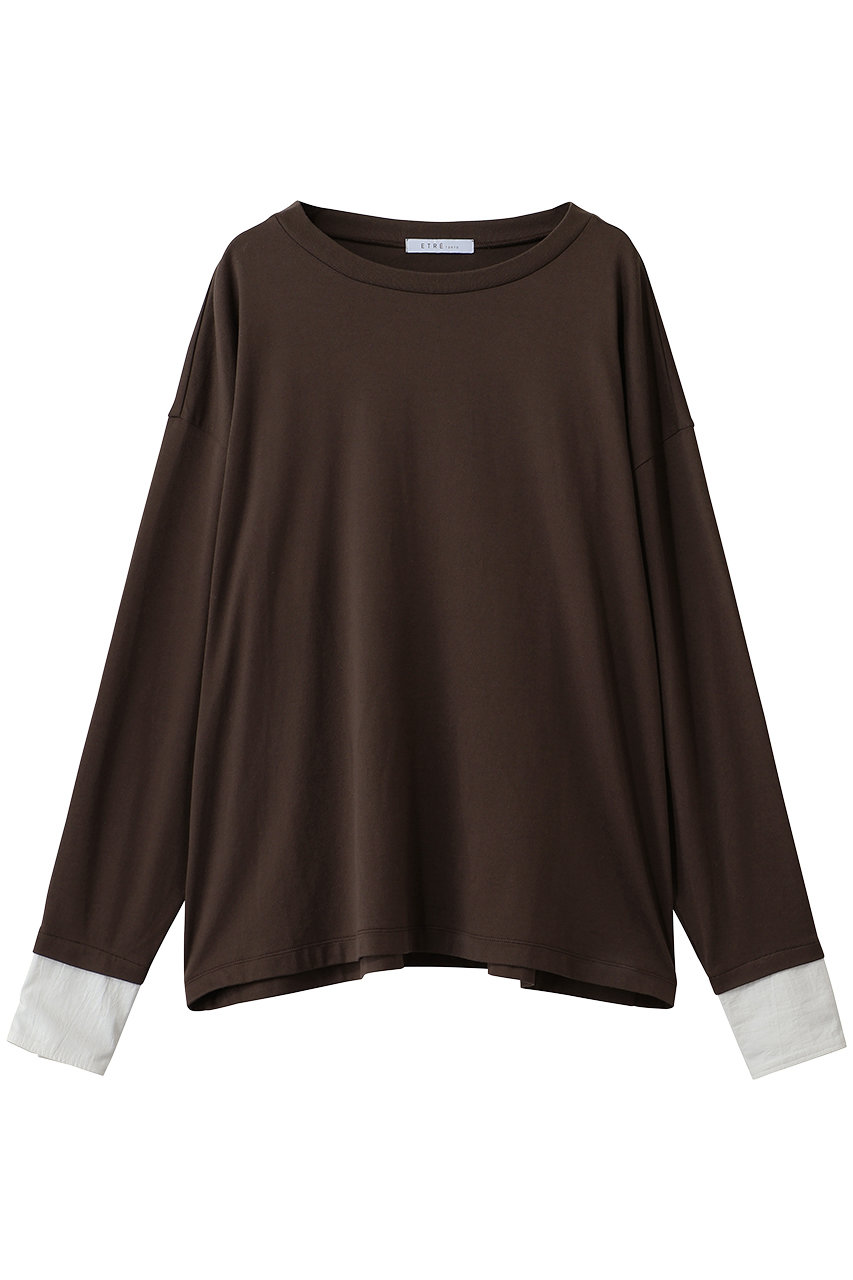 【ELLE SHOP限定】スリークラインカフスロンTee