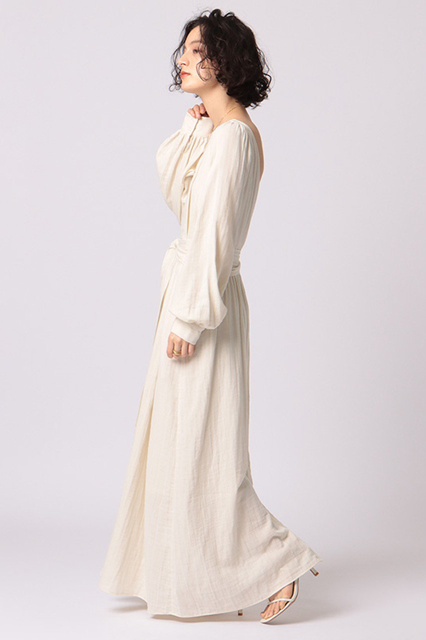 Etre Tokyo エトレトウキョウ バックオープンコットンワンピース ホワイト の通販 Elleshop エル ショップ