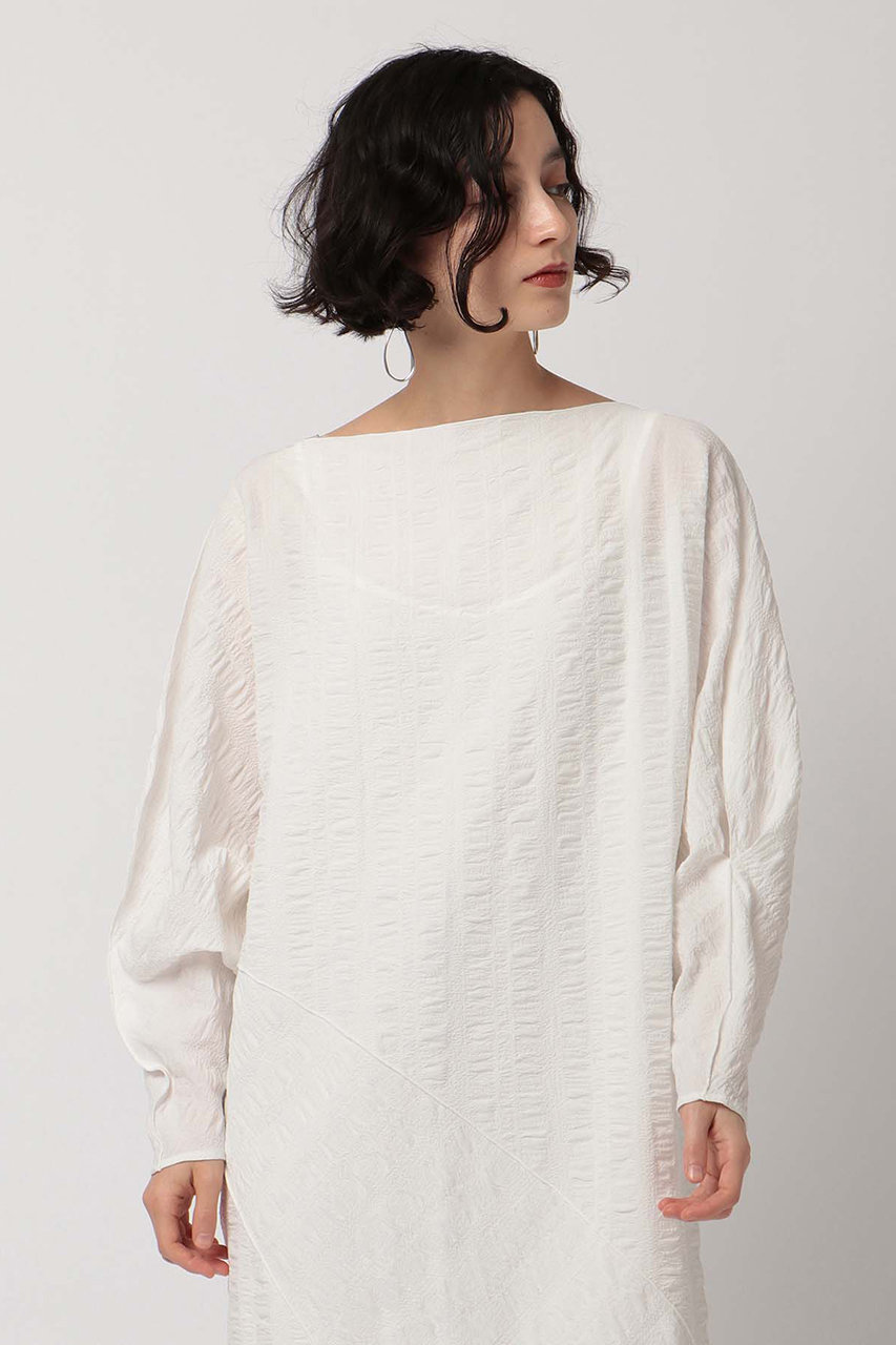 Etre Tokyo エトレトウキョウ サッカーストライプop ワンピース ホワイト の通販 Elleshop エル ショップ