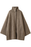 スリットスリーブニットポンチョ