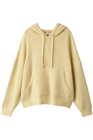 モヘヤニットフーディー