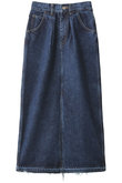 デニムIラインマキシスカート