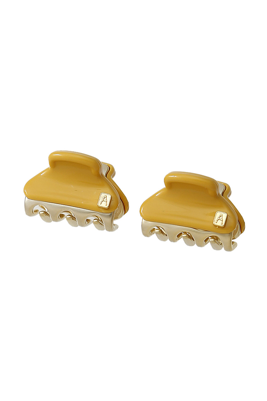 ALEXANDRE DE PARIS アレクサンドル ドゥ パリ ヴァンドームクリップ (2pcs) イエロー