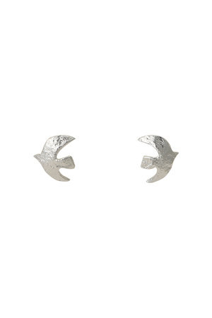 セシル・エ・ジャンヌ/CECILE ET JEANNEのラ・コロンブ（鳩） ヴォヤージュ ピアス  S シルバー F