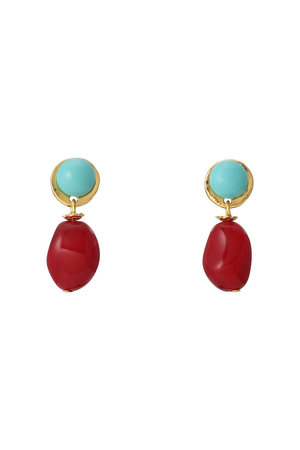 セシル・エ・ジャンヌ/CECILE ET JEANNEのルミエール バイカラーピアス