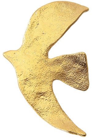 セシル・エ・ジャンヌ/CECILE ET JEANNEのラ・コロンブ（鳩）ブローチ M(150500/150502)