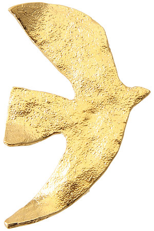 セシル・エ・ジャンヌ/CECILE ET JEANNEのラ・コロンブ（鳩）ブローチ S(150500/150502)