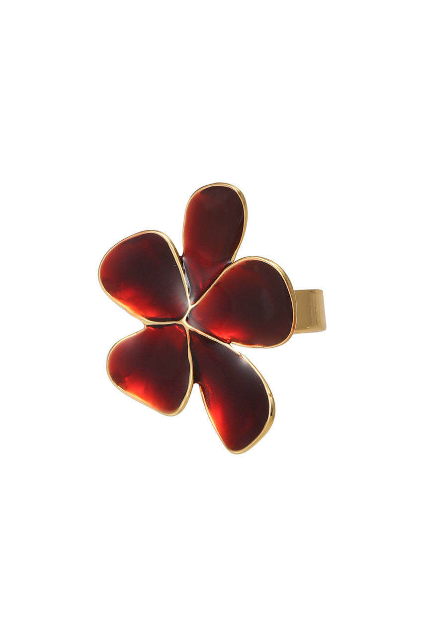 エマイユ フルールリング