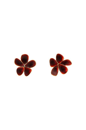 セシル・エ・ジャンヌ/CECILE ET JEANNEのエマイユ フルールピアス(150100/150101)