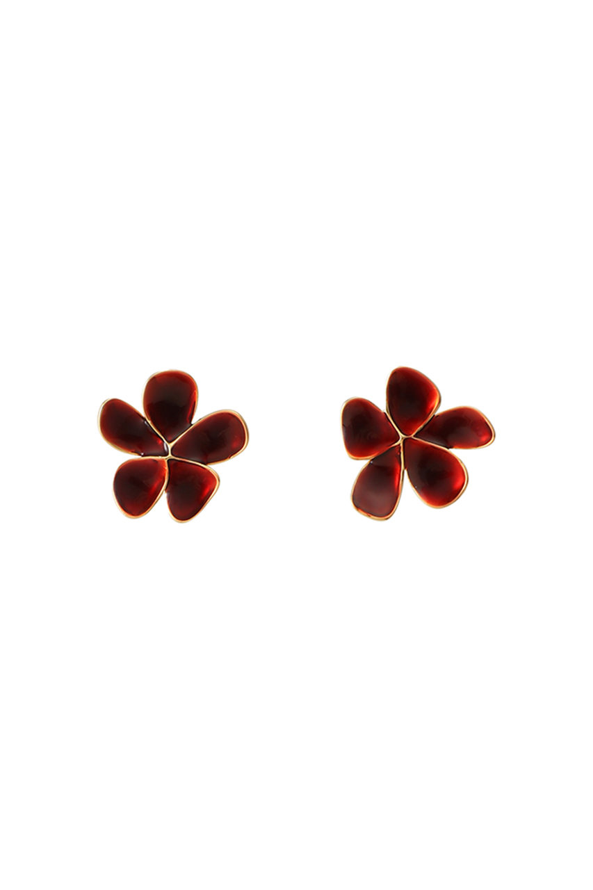 エマイユ フルールピアス