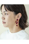 エマイユ ペタルロングイヤリング セシル・エ・ジャンヌ/CECILE ET JEANNE