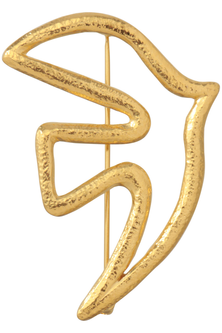 セシル・エ・ジャンヌ/CECILE ET JEANNEのラ・コロンブ(鳩) シェリー ブローチ(ゴールド/DCHERIE-GD)