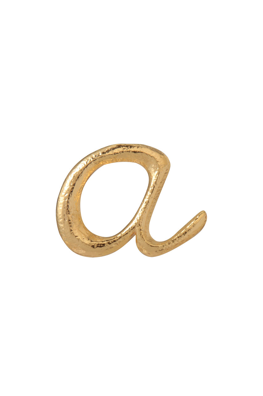 セシル・エ・ジャンヌ/CECILE ET JEANNEのアルファベット ピアス（片耳用）(ゴールド(a)/DBOLETTRE-DORE y)