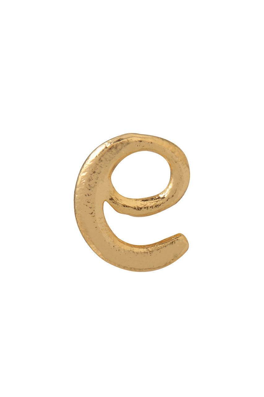 セシル・エ・ジャンヌ/CECILE ET JEANNEのアルファベット ピアス（片耳用）(ゴールド(e)/DBOLETTRE-DORE y)
