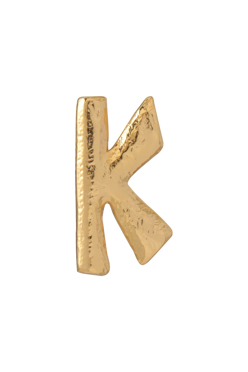 セシル・エ・ジャンヌ/CECILE ET JEANNEのアルファベット ピアス（片耳用）(ゴールド(k)/DBOLETTRE-DORE y)