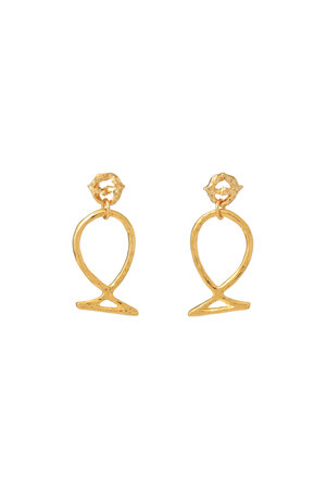 セシル・エ・ジャンヌ/CECILE ET JEANNEのポワゾン ゴールドピアス(150100/150101)