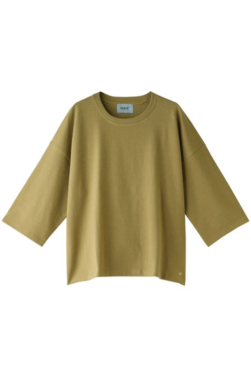SALE 【40%OFF】 SERGE de bleu サージ クルー9分袖Tシャツ ベージュ