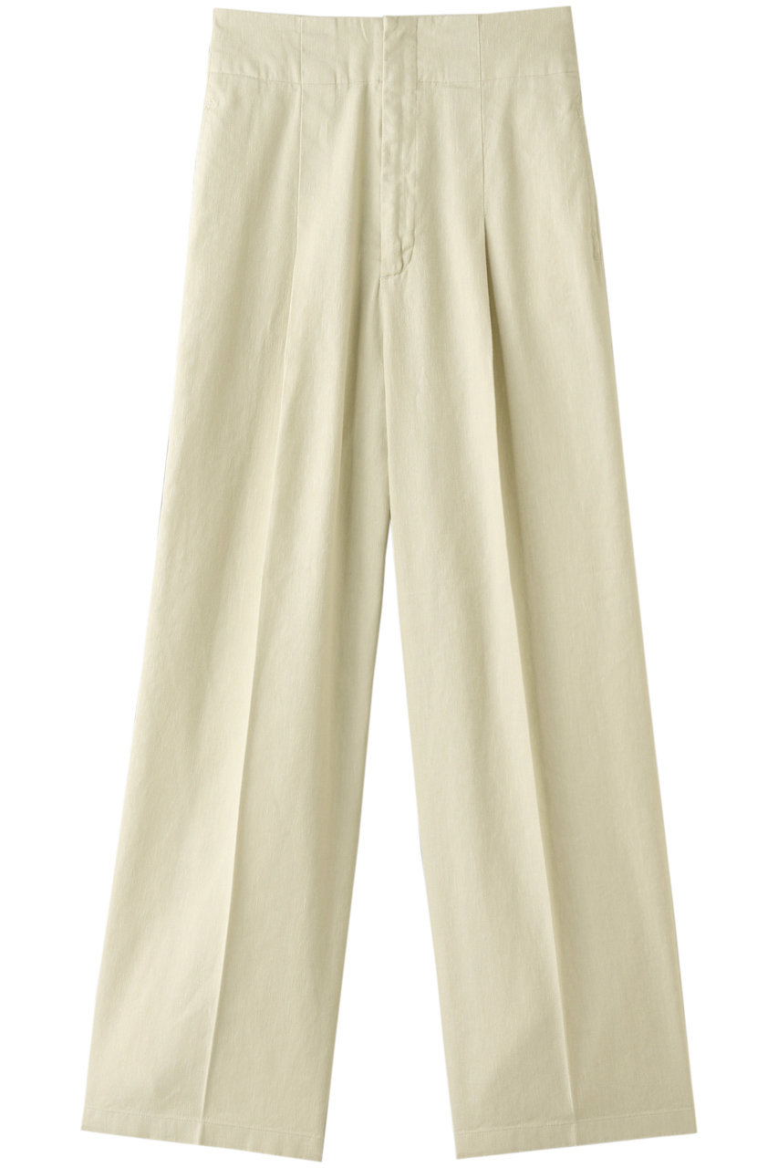 SALE 【60%OFF】 SERGE de bleu サージ タックスラックスパンツ DRY SAND BEIGE